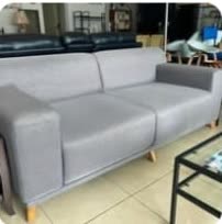 Sofá moderno gris claro